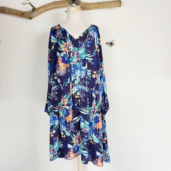 Ava & viv tropical print dress - Picture 1 of 7